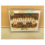 1973-74 OPC Boston Bruins #193 team Card - Marked