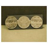 3- Canadian Dollars,1982 x2, British Columbia 1982