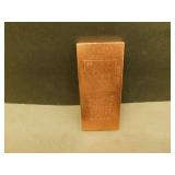 One Kilo .999 Fine Copper Bar
