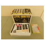 Hasbro Lite brite and accessories