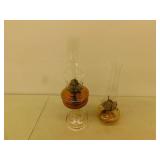 2 Kerosene lanterns various sizes