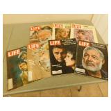 Assorted life magazines (famous people on cover)