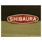 Shibaura formerly Toshiba, Heavy cast sign  13 x4