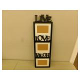 Live,love,laugh picture frame  9X29