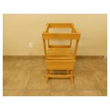 Large wooden plant stand  18X20X38