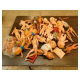 Vintage dolls various sizes