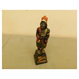 Old Honesty cast iron cigar bank  12 in tall