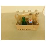8 Pack Carton of assorted pop bottles