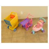 Childrens plastic push toys