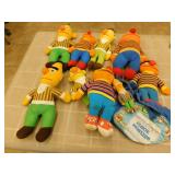 Vintage Ernie & Bert Sesame street dolls