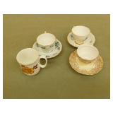 3 -  Colclough Cups Saucers