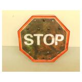 Stop sign Light  needs batteries 12X12
