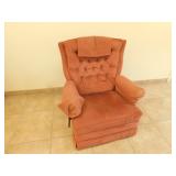 Rose rocker recliner chair