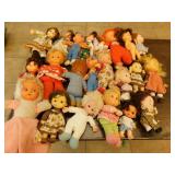 Vintage dolls various sizes