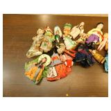 Vintage dolls various sizes