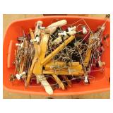 Assorted coat hangers various sizes