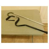 2 adjustable metal walking canes