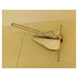 Metal boat anchor 20 in long
