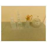 Assorted crystal pieces