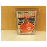1989 Fleer RC Barry Larkin (HOF) #164 card