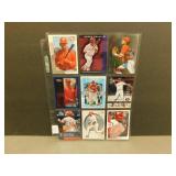 Bobby Abreu Card Lot  - 9 Cards