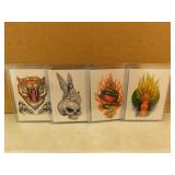Street Tattoos - Lot of 4 cards