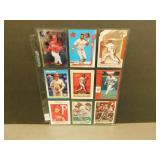 Bobby Abreu Card Lot  - 9 Cards
