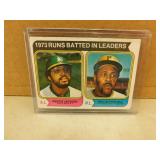 1974 Topps RBI LDRS Reggie Jackson/Willie Stargell
