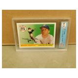 2007 Topps Mickey Mantle MHR215 Graded Card