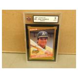 1986 Donruss Jose Canseco #55 Graded Rookie Card