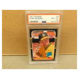 1987 Donruss Mark McGwire #46 Graded Rookie Card