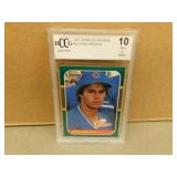 1987 Donruss Greg Maddux #52 Graded Rookie Card