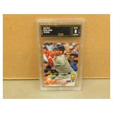 2018 Topps Rafael Devers #18 graded Rookie Card