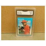 1987 Fleer Barry Larkin #204 Graded Rookie Card