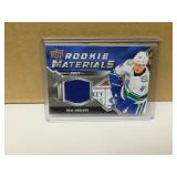 2020-21 UD Olli Juolevi RMOJ Rookie Materials Card