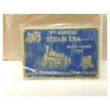 1969 Milton Steam Engine Brass Plaque