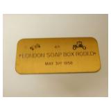 1958 London Soap Box - Rodeo Brass Plaques
