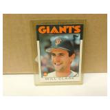 1986 Topps Traded Will Clark #244 RC