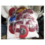 lot of vintage coloured 45 rpm vinyl-
