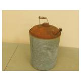 Large metal gas can  19 in tall