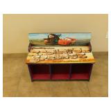 Childs wooden toybox 14X32X22