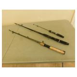 3 Fishing poles