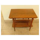Antique wooden side table  18X28X24