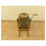 Belle wooden barrel butter churn  36 in tall