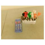Set of darts with with extras darts