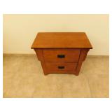 2 Drawer wooden night stand  16X30X26