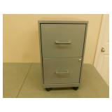 2 Drawer metal filing cabinet  14X18X26