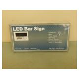LED bar sign  Go Habs Go TESTED  19X10