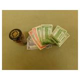 Assorted pennies / canadian tire money