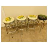 4 John Deer bar stools  29 in high
